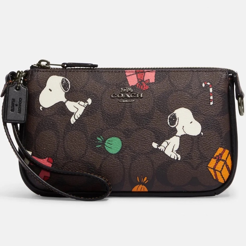 ‼️NEW‼️ Coach X Peanuts Nolita 19 In Signature Canvas With Snoopy